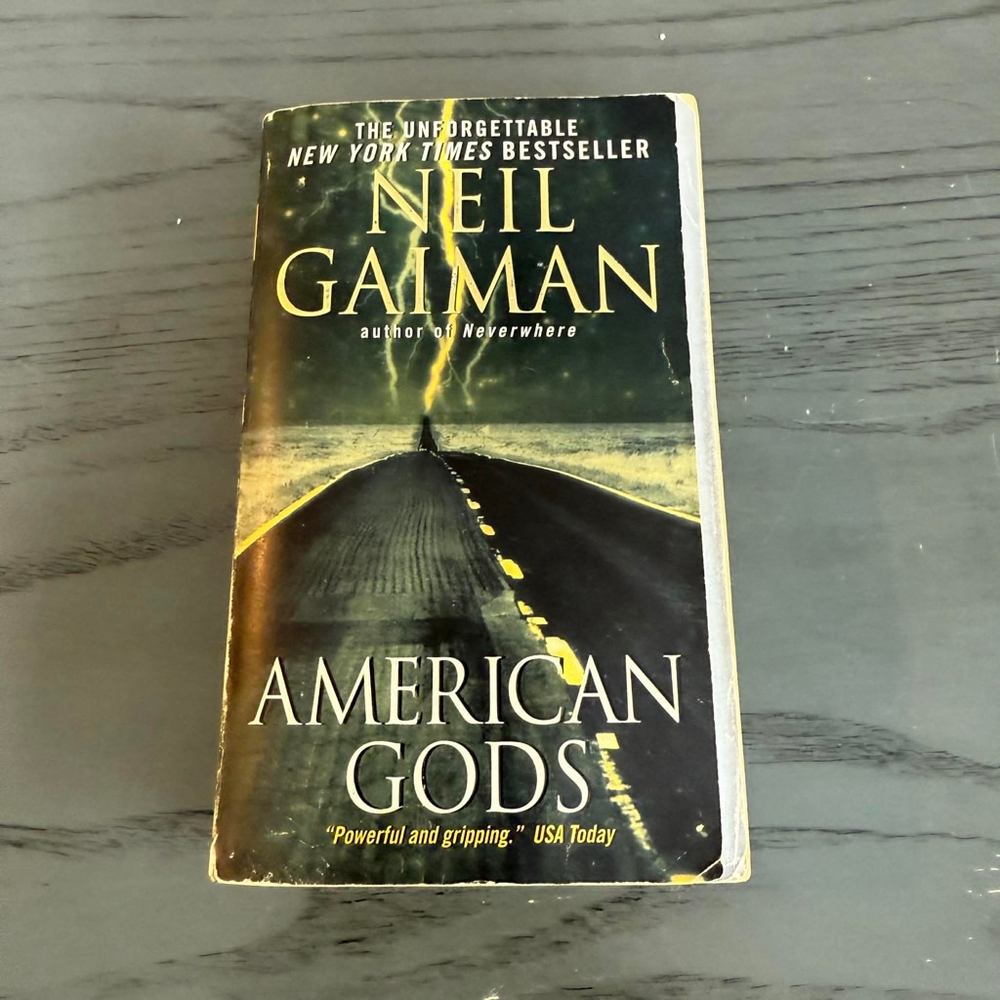 American Gods Neil Gaiman Coffee Table Book One Size Black Yellow